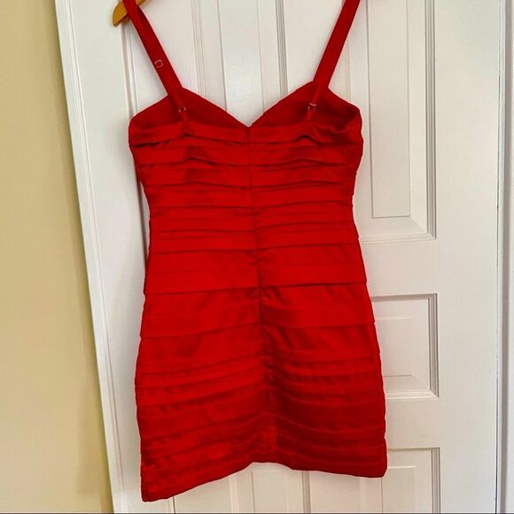 Rubber Ducky Productions Red Cocktail Dress - Picture 5 of 5